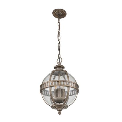 Kichler - Buitenhanglamp aan ketting HALLERON 3xE14/40W/230V IP44