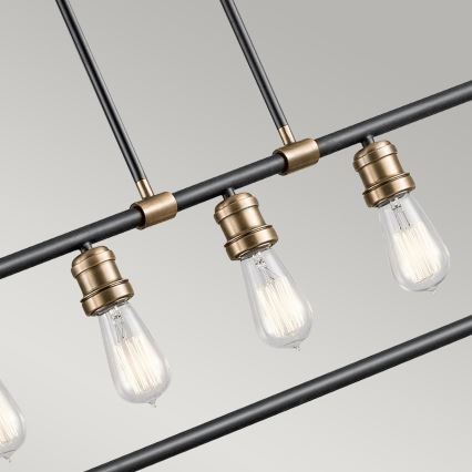 Kichler - Hanglamp met vaste pendel IMAHN 5xE27/60W/230V
