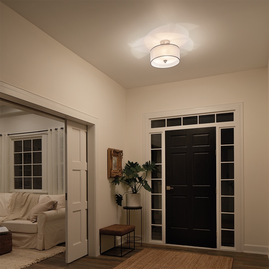 Kichler - Bevestigde hanglamp LACEY 3xE27/60W/230V mat chroom