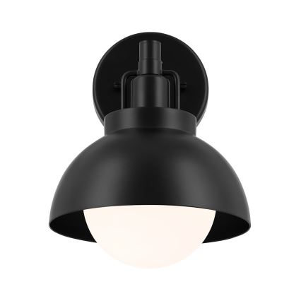 Kichler - Applique murale NIVA 1xE27/40W/230V noir
