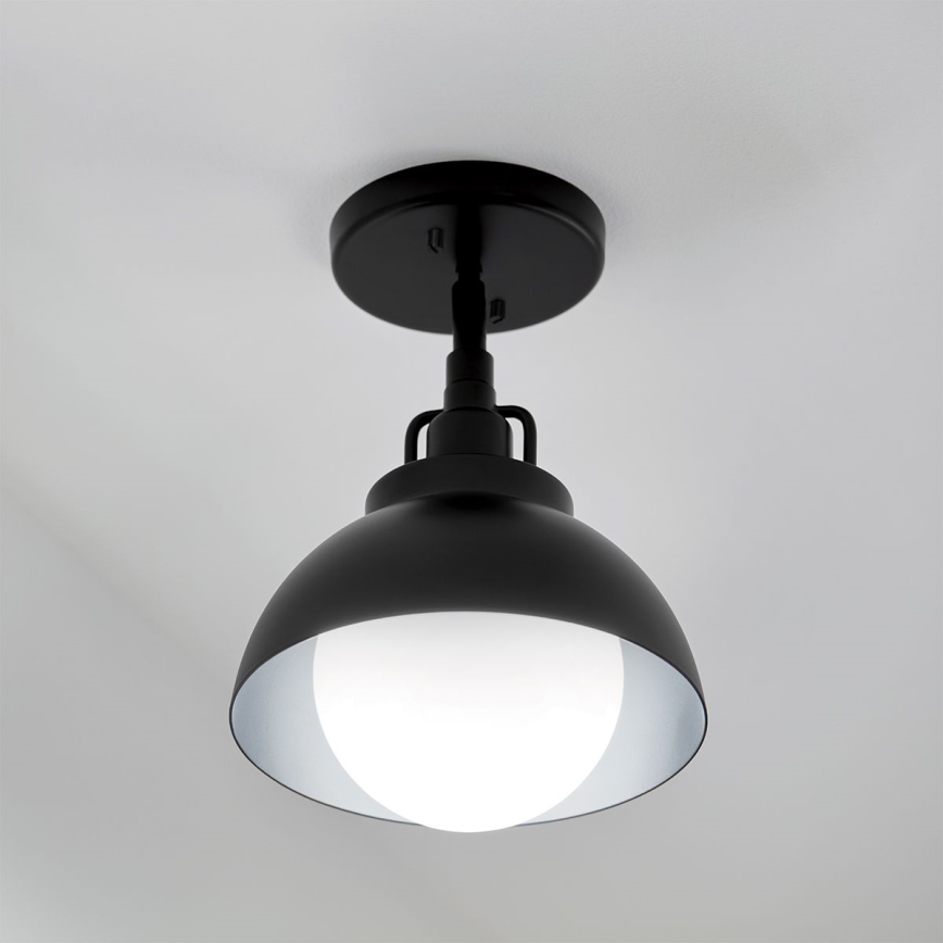 Kichler - Wandlamp NIVA 1xE27/40W/230V zwart