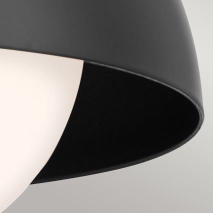 Kichler - Wandlamp NIVA 1xE27/40W/230V zwart