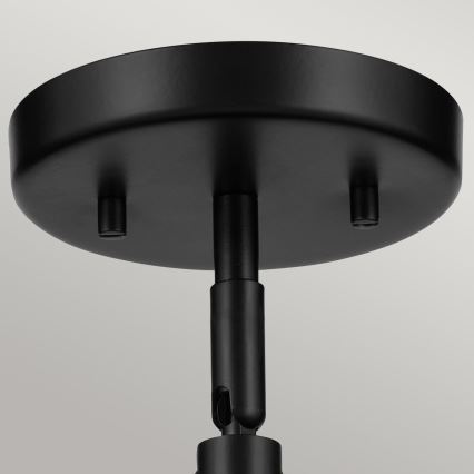 Kichler - Wandlamp NIVA 1xE27/40W/230V zwart