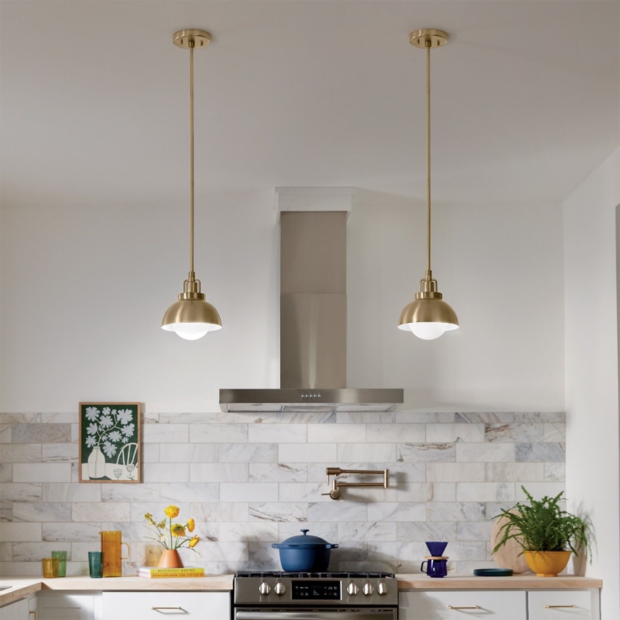 Kichler - Wandlamp NIVA 1xE27/40W/230V messing