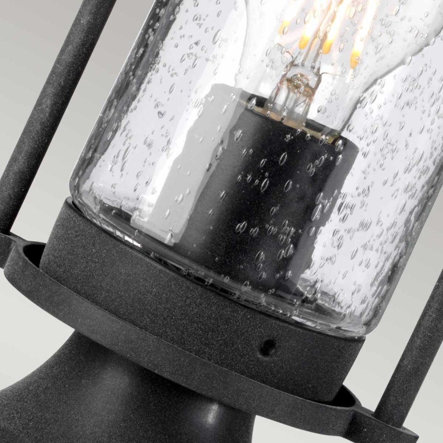 Kichler - Buitenlamp RIVERWOOD 1xE27/60W/230V IP44 zwart