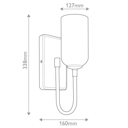 Kichler - LED-badkamerwandlamp SOLIA 1xG9/3W/230V IP44 mat chroom