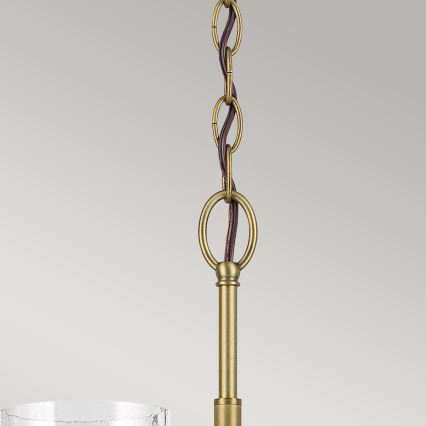 Kichler - Hanglamp aan een ketting WINSLOW 6xE27/60W/230V diameter 66 cm messing