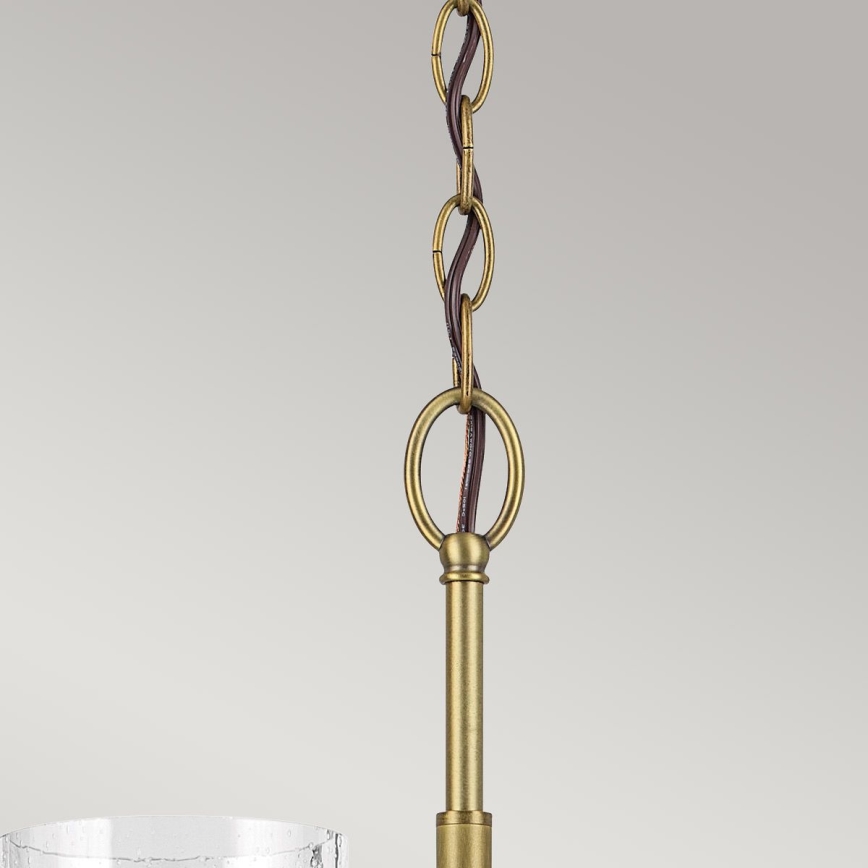 Kichler - Hanglamp aan een ketting WINSLOW 6xE27/60W/230V diameter 66 cm messing