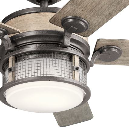 Kichler - Ventilateur de plafond LED à intensité variable AHRENDALE LED/10W/230V IP44 + télécommande