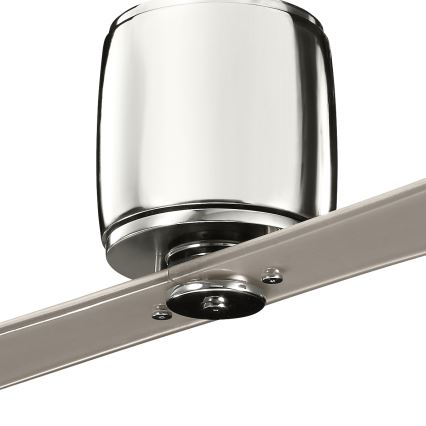 Kichler - Ventilateur de plafond FERRON chrome + télécommande