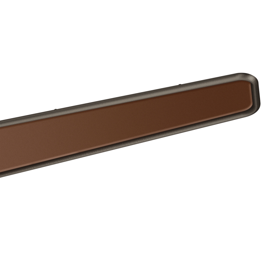 Kichler - LED dimbare plafondventilator XETY LED/10W/230V zwart/bruin + afstandsbediening