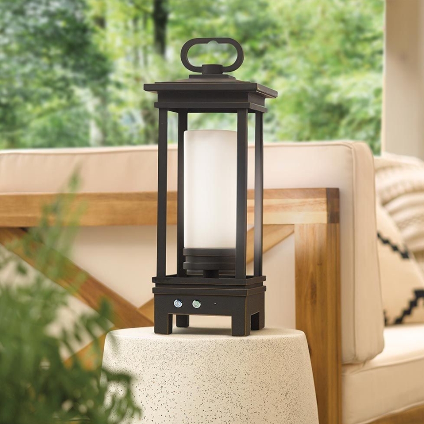 Kichler - Lampe de table extérieure rechargeable avec enceinte SOUTH HOPE LED/3W/230V 8800 mAh IP44