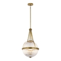 Kichler - Lustre à tige ASTER 3xE14/60W/230V laiton