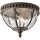 Kichler - Plafondlamp voor buiten HALLERON 3xE14/40W/230V IP44 antraciet