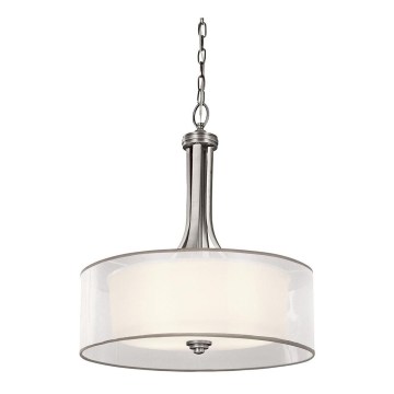 Kichler - Suspension à chaîne LACEY 4xE27/60W/230V finition chrome mat