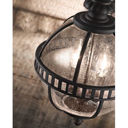 Kichler - Suspension filaire d'extérieur HALLERON 3xE14/60W/230V IP44