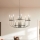 Kichler - Suspension sur chaîne CAPITOL HILL 12xE14/40W/230V chrome mat