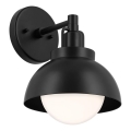 Kichler - Wandlamp NIVA 1xE27/40W/230V zwart