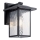 Kichler - Wandlamp voor buiten CAPPANNA 1xE27/60W/230V IP44 zwart