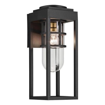 Kichler - Wandlamp voor buiten HONE 1xE27/60W/230V IP44 zwart