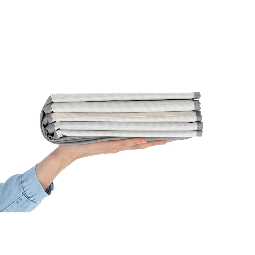 Kinder ballenbak Ø 80 cm wit/grijs