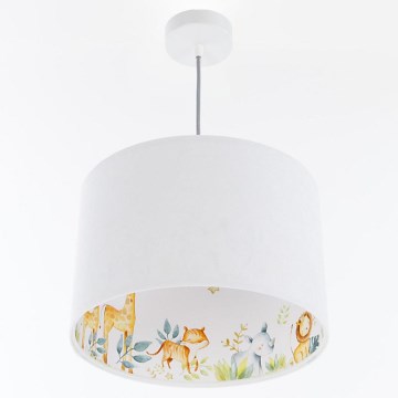 Kinder hanglamp aan een koord SWEET DREAMS 1xE27/60W/230V diameter 30 cm