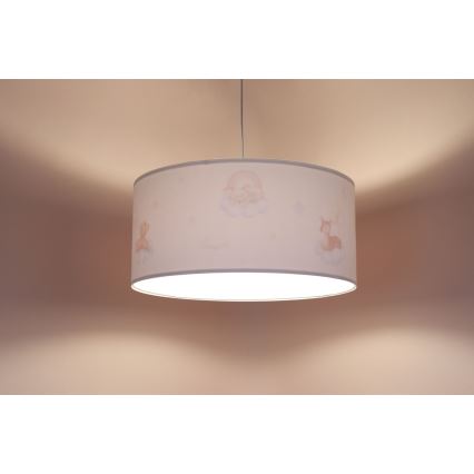 Kinder hanglamp aan een koord SWEET DREAMS 1xE27/60W/230V diameter 30 cm