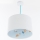 Kinder hanglamp aan een koord SWEET DREAMS 1xE27/60W/230V diameter 30 cm