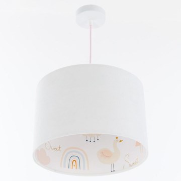 Kinder hanglamp aan een koord SWEET DREAMS 1xE27/60W/230V diameter 30 cm