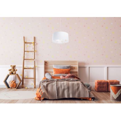 Kinder hanglamp aan een koord SWEET DREAMS 1xE27/60W/230V diameter 30 cm