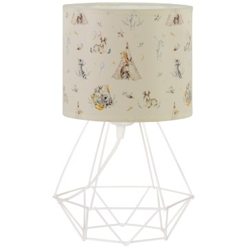 Kinder tafellamp KIDS ROOM 1xE27/60W/230V Ø 18 cm met dierenmotief