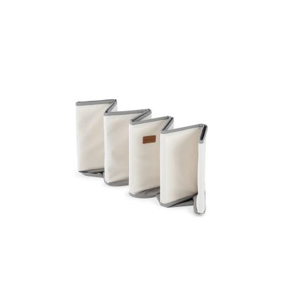 Kinderdroombad met ballen, Ø 80 cm, wit/grijs