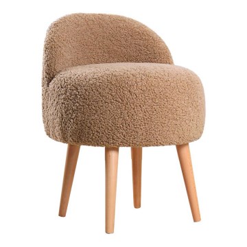 Kinderfauteuil MIKI Ø 46 cm bruin