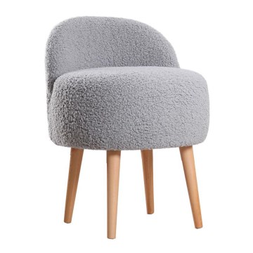 Kinderfauteuil MIKI Ø 46 cm, grijs