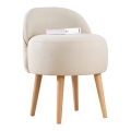 Kinderfauteuil NIKI Ø 46 cm crème