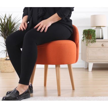 Kinderfauteuil NIKI Ø 46 cm oranje