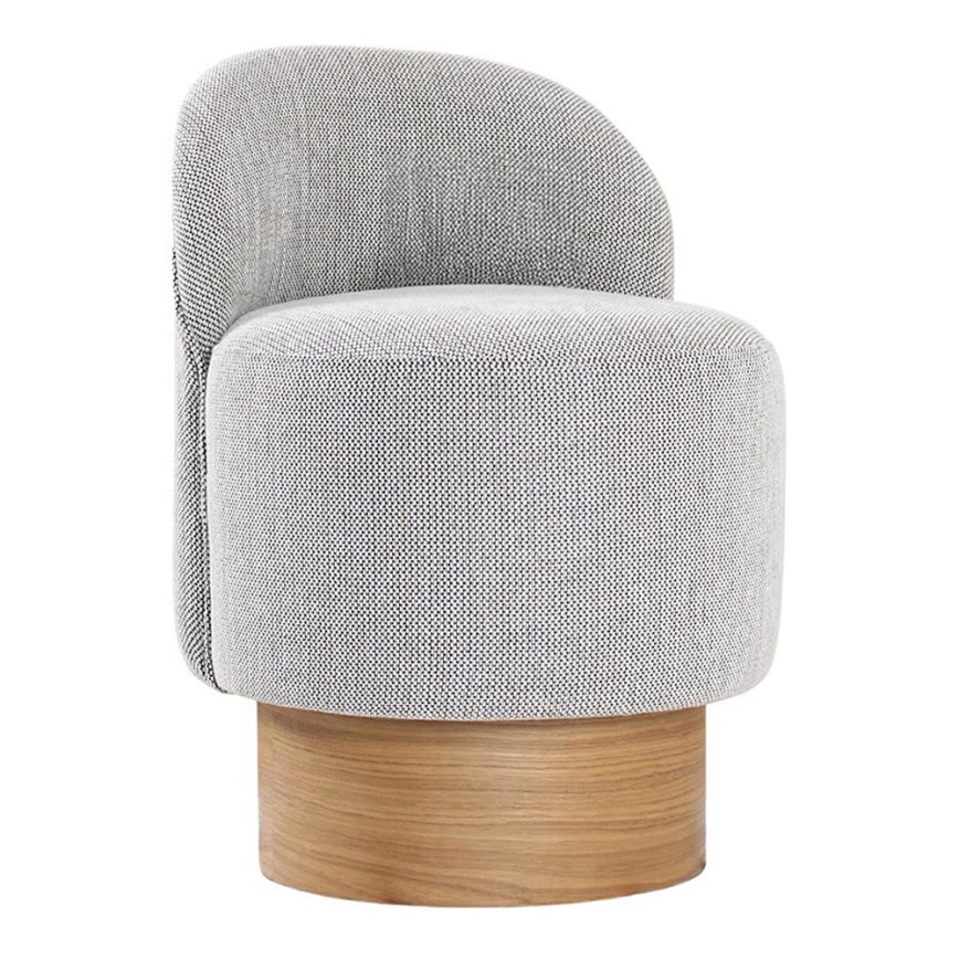 Kinderfauteuil RIKI 40x47 cm grijs