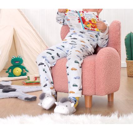 Kinderfauteuil TOBI roze