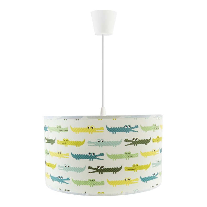 Kinderhanglamp aan kabel CROCODILES 1xE27/60W/230V