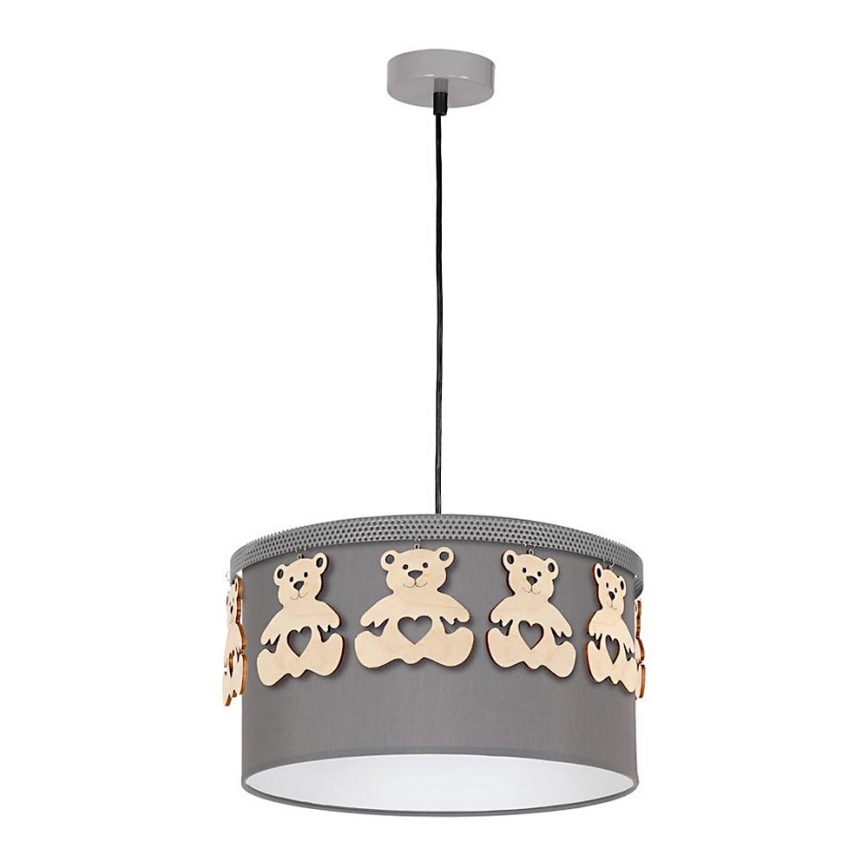 Kinderhanglamp aan koord BEAR 1xE27/60W/230V