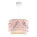 Kinderhanglamp CANDY 1xE27/40W/230V roze