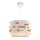 Kinderhanglamp CANDY 1xE27/40W/230V wit/oranje