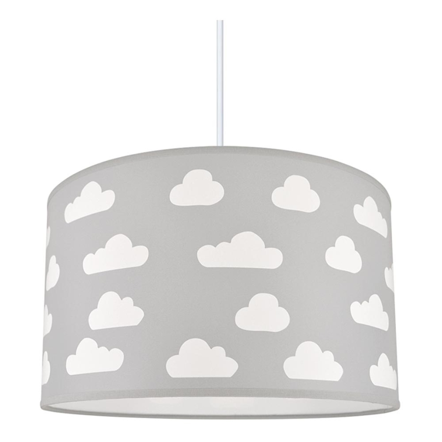 Kinderhanglamp CLOUDS GREY 1xE27/60W/230V