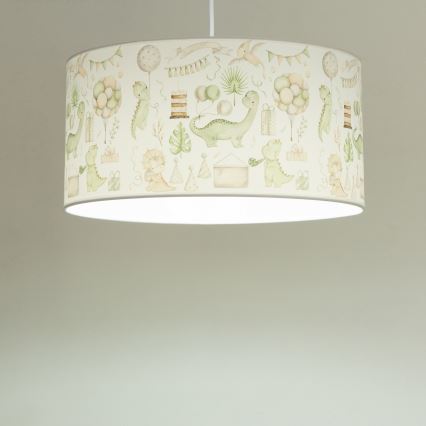 Kinderhanglamp KIDS ROOM 1xE27/60W/230V Ø 40 cm dinosaurus