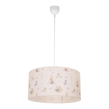 Kinderhanglamp KIDS ROOM 1xE27/60W/230V Ø 40 cm – speels dierenmotief