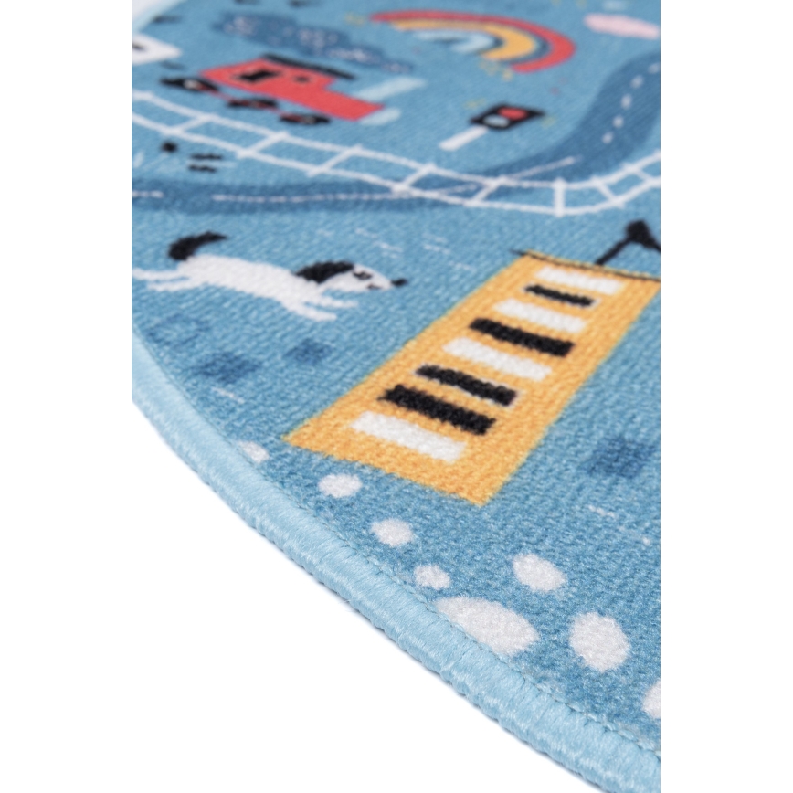 Kinderkleed STELLA STREETS 120 cm blauw/stad