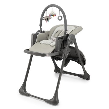 KINDERKRAFT - 2-in-1 kinder-eetstoel TUMMIE grijs
