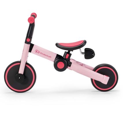 KINDERKRAFT - Kinderloopfiets 3-in-1 4TRIKE roze