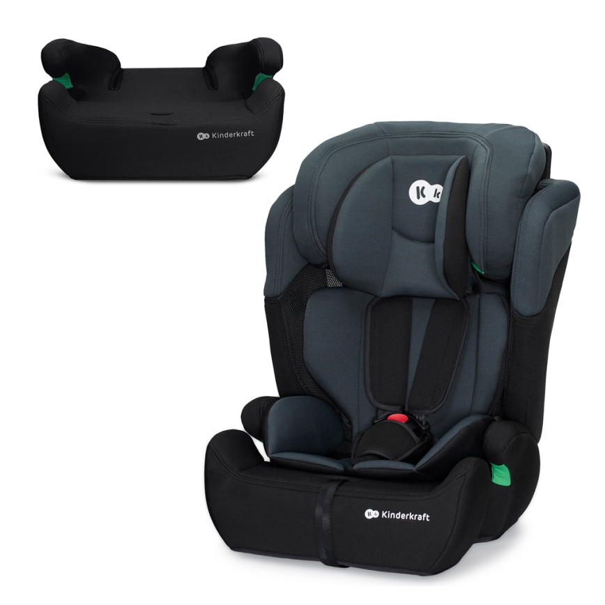 KINDERKRAFT - Autostoel COMFORT UP i-Maat (76-150 cm) donker