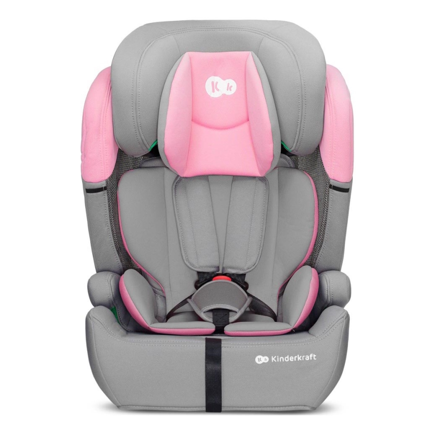 KINDERKRAFT - Autostoel COMFORT UP i-Maat (76-150 cm) grijs/roze